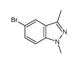 5-溴-1,3-二甲基-1H-吲唑结构式