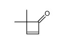 4,4-dimethylcyclobut-2-en-1-one结构式
