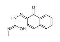 1-methyl-3-[(1-oxonaphthalen-2-ylidene)amino]urea Structure