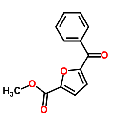 5-苯甲酰基呋喃-2-甲酸甲酯结构式