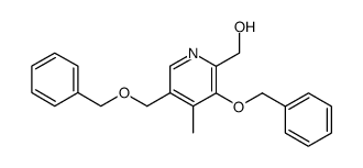 (3-benzyloxy-5-benzyloxymethyl-4-methyl-pyridin-2-yl)-methanol Structure