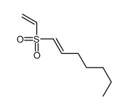 1-ethenylsulfonylhept-1-ene结构式