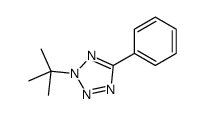 2-tert-butyl-5-phenyltetrazole结构式