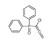 [1-chloropropa-1,2-dienyl(phenyl)phosphoryl]benzene Structure
