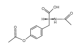 O,N-diacetyltyrosine Structure