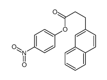 (4-nitrophenyl) 3-naphthalen-2-ylpropanoate结构式