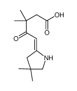 5-(4,4-dimethylpyrrolidin-2-ylidene)-3,3-dimethyl-4-oxopentanoic acid结构式