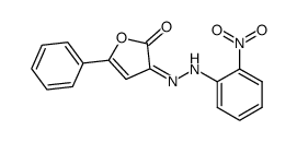 3-[(2-Nitro-phenyl)-hydrazono]-5-phenyl-3H-furan-2-one Structure