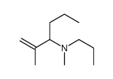 N,2-dimethyl-N-propylhex-1-en-3-amine Structure