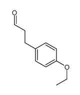 3-(4-Ethoxyphenyl)propanal Structure