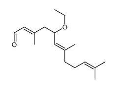 5-ethoxy-3,7,11-trimethyldodeca-2,6,10-trienal结构式