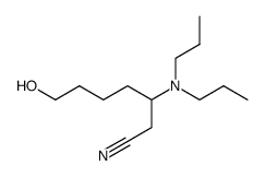 3-(dipropylamino)-7-hydroxyheptanenitrile结构式