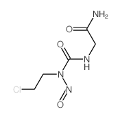 2-[(2-chloroethyl-nitroso-carbamoyl)amino]acetamide Structure