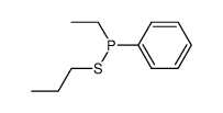 ethyl(phenyl)(propylthio)phosphine结构式
