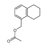 acetic acid-(5,6,7,8-tetrahydro-[1]naphthylmethyl ester)结构式