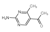 5-acetyl-2-amino-4-methylpyrimidine Structure