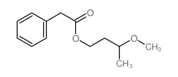 3-methoxybutyl 2-phenylacetate Structure