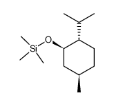 (-)-menthol trimethylsilyl ether Structure