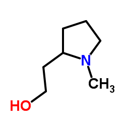 1-Methyl-2-pyrrolidineethanol Structure