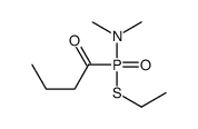 1-[dimethylamino(ethylsulfanyl)phosphoryl]butan-1-one Structure