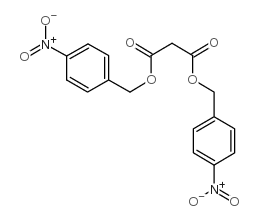 bis[(4-nitrophenyl)methyl] propanedioate structure