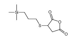 3-(3-trimethylsilylpropylsulfanyl)oxolane-2,5-dione Structure