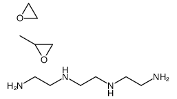 N,N’-双(2-氨乙基)-1,2-乙二胺与甲基环氧乙烷和环氧乙烷的聚合物结构式