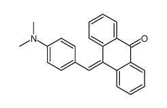 10-[[4-(dimethylamino)phenyl]methylidene]anthracen-9-one结构式
