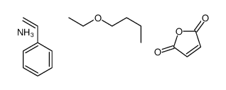 azane,1-ethoxybutane,furan-2,5-dione,styrene Structure