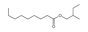 2-methylbutyl nonanoate Structure