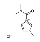1-N,N-dimethylcarbamoyl-3-methylimidazolinium chloride结构式