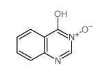 4-Quinazolinol, 3-oxide Structure