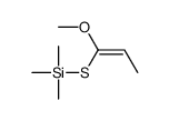1-methoxyprop-1-enylsulfanyl(trimethyl)silane结构式