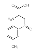 2-amino-3-(3-methylphenyl)sulfinylpropanoic acid Structure