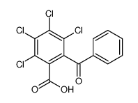 2-benzoyl-3,4,5,6-tetrachlorobenzoic acid Structure