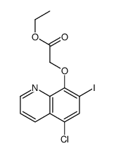 ethyl 2-(5-chloro-7-iodoquinolin-8-yl)oxyacetate Structure