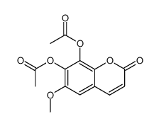 fraxetin diacetate结构式