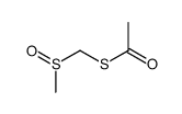 acetylthiomethyl methyl sulphoxide Structure