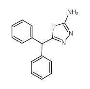 5-苯甲基-[1,3,4]噻二唑-2-基胺结构式