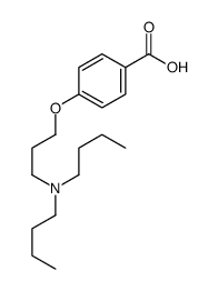 4-[3-(二丁基氨基)丙氧基]苯甲酸结构式