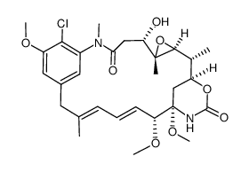 (-)-maytansinol Structure