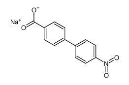 4′-Nitro(1,1′-biphenyl)-carbonsure, Na-Salz Structure