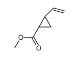 Cyclopropanecarboxylic acid, 2-ethenyl-, methyl ester, (1S-trans)- (9CI) structure