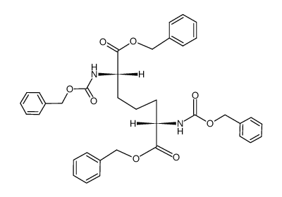 L-2,6-dibenzyloxycarbonylaminopimelic acid dibenzyl ester Structure