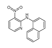N-naphthalen-1-yl-3-nitropyridin-2-amine结构式