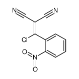 2-[chloro-(2-nitrophenyl)methylidene]propanedinitrile Structure