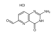 2-amino-4-oxo-3,4-dihydropyrido[3,2-d]pyrimidine-6-carbaldehyde hydrochloride Structure