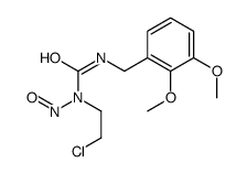 1-(2-chloroethyl)-3-[(2,3-dimethoxyphenyl)methyl]-1-nitrosourea结构式