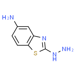 2(3H)-Benzothiazolone,5-amino-,hydrazone(9CI)结构式