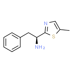 2-Thiazolemethanamine,5-methyl-alpha-(phenylmethyl)-,(alphaS)-(9CI) Structure
